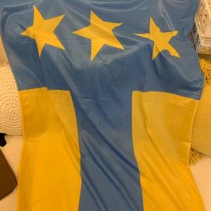ATO (Alpha Tau Omega) Flag. Fraternity flag, Great condition.